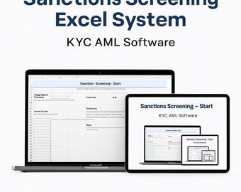 Excel sanctions screening system – OFAC & global lists | KYC/AML compliance checker