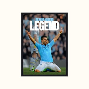 Sergio Aguero poster