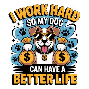 Hund Mama Leben PNG: Lustiges Haustier Zitat Design (Digitaler Download