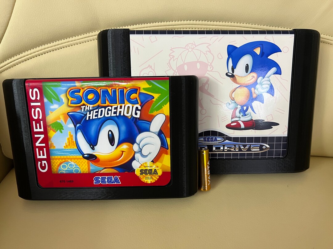 Sega Genesis Mega Drive Cassette Cartridge 3D Print Finished Etsy