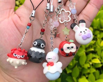 Love and Deepspace phonecharm | Handmade Polymer Clay