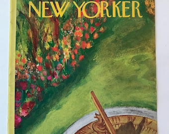 New Yorker Magazine Cover Vintage Julio 29, 1967 Ilustración Arte Framable impresión Wall Art