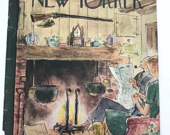 Portada de la revista New Yorker Vintage 24 de abril de 1948 Ilustración Arte Framable impresión Arte pared