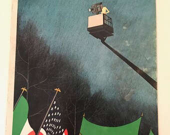 Portada de la revista New Yorker Vintage Mar 18, 1972 Illustration Art Framable print Wall Art