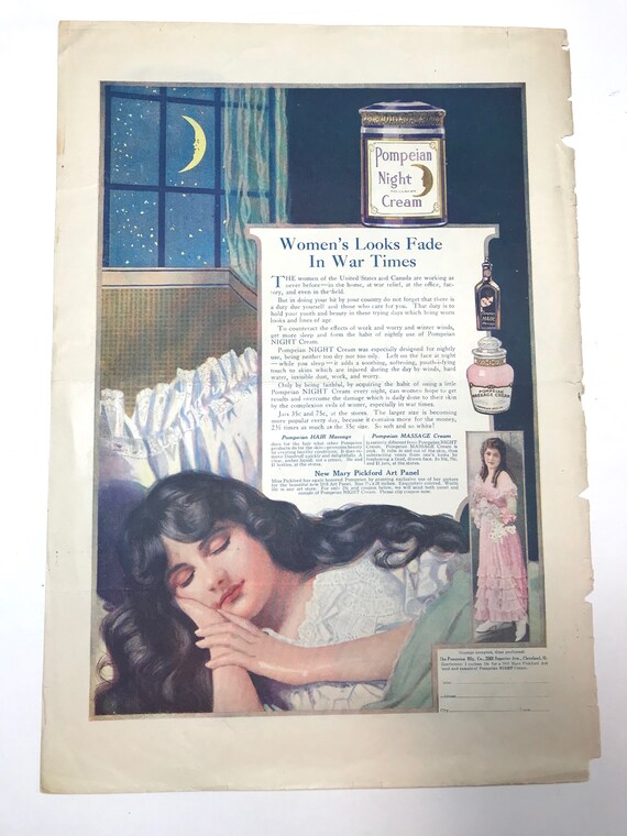 original vintage magazine advertising circa 1920 CALBER BABY beauty clean soap classic rare spanish artwork art antique retro wallart design