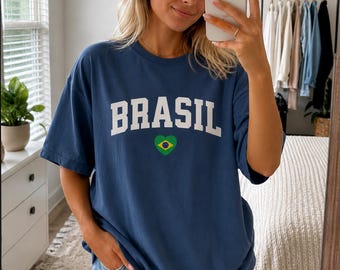 Brasil T-Shirt | Comfort Colors® Vintage Travel Vacation Tee