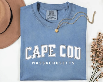 Camiseta Cape Cod Comfort Colors®, camiseta de viagem vintage, camiseta de presente unissex