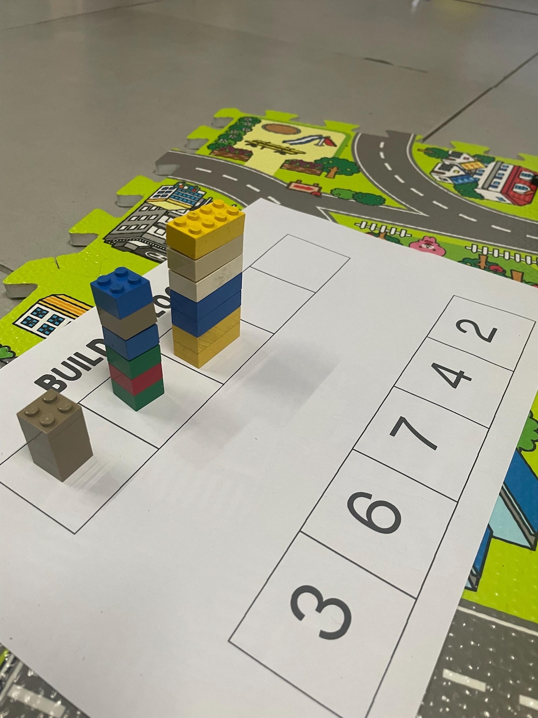 Early Learning Math Activity Worksheets | Digital Printable Activity ...