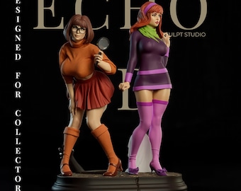 A Dupla Misteriosa STL – Edição Curvy Clues & Purple Hues (Conjunto D+V + Opções NSFW)