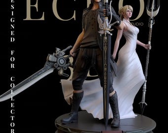 Luna e Noctis STL – Amantes Reais na Base de Batalha (SFW + NSFW)
