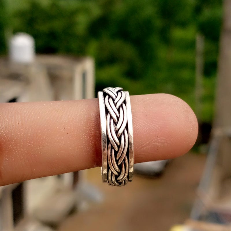 Size 13 Celtic Thumb Ring - Etsy