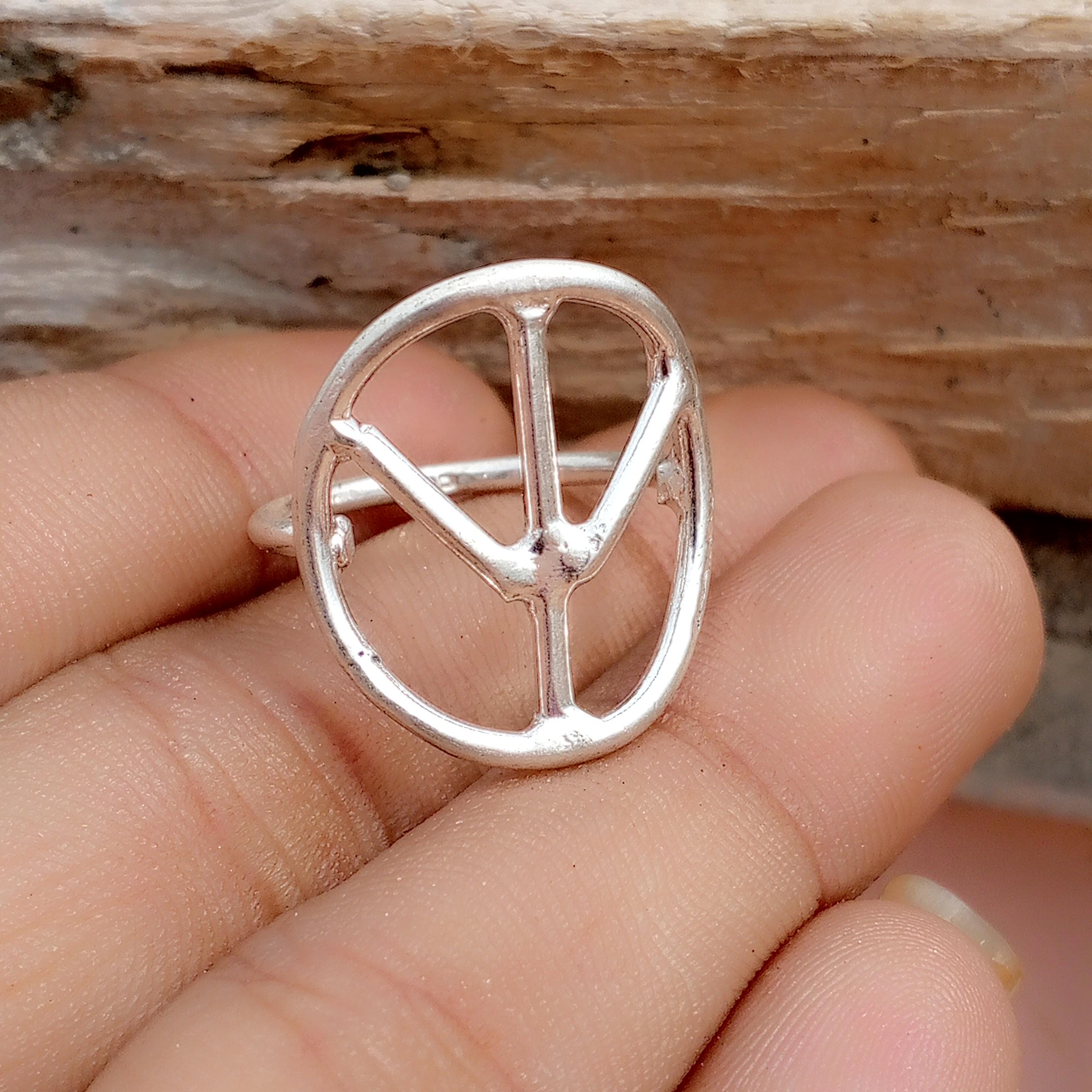 Peace Ring - Etsy