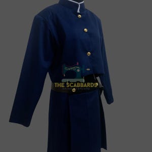 Elegant Dark Gakuran Uniform Full Set Gakuran and Skirt Cosplay