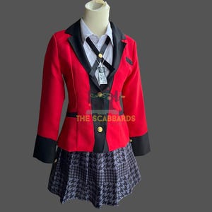 Red Academy Cosplay Blazer – Anime School Outfit Jacket