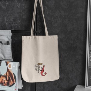 Angel Wing & Devil Tail Tote Bag image 3