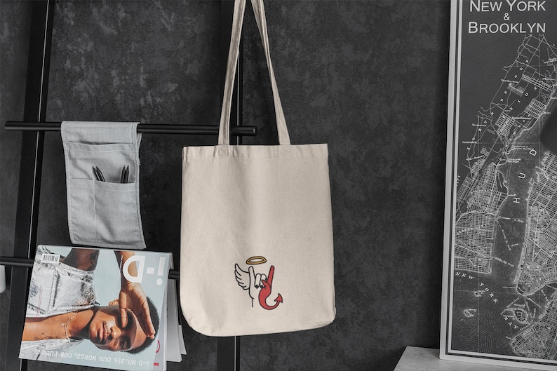 Angel Wing & Devil Tail Tote Bag image 3