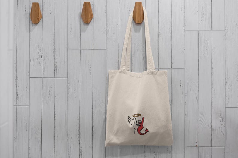 Angel Wing & Devil Tail Tote Bag image 4