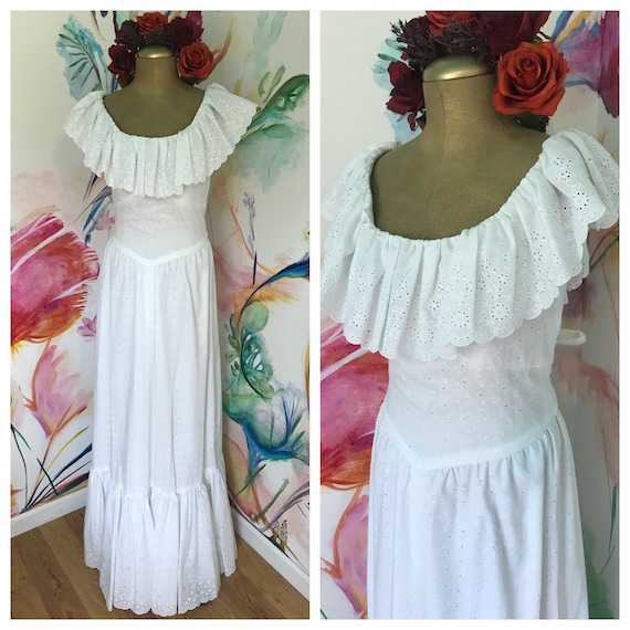 Vintage wedding dress, lace wedding dress, boho we