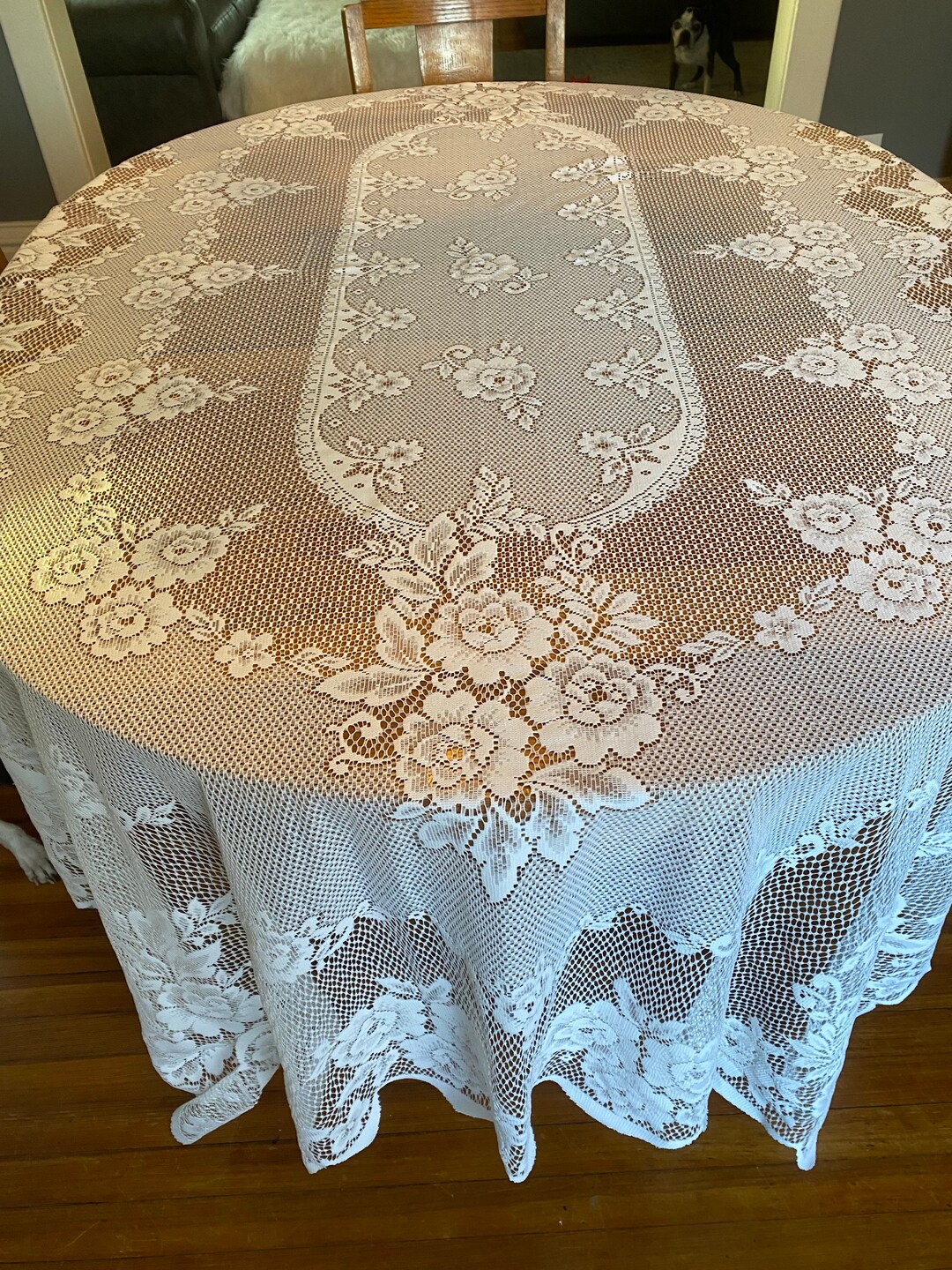 Heritage Lace Tablecloth Quaker Lace Tablecloth Vintage Lace Etsy