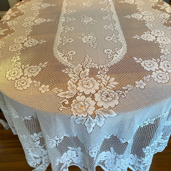 Lace Tablecloth Etsy