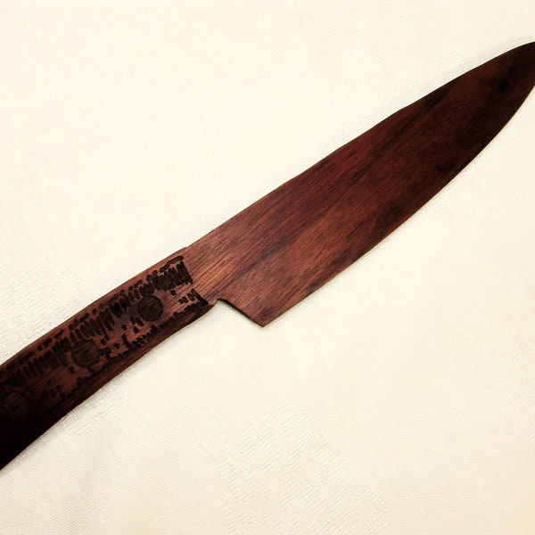 Weaving Kilic, Weaving Sword 17CM Blade 28CM Long .5CM Thick...Black Walnut