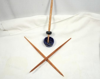 The Gothic Greenlander, Greenland Norse Form Spindle with a Steatite Whorl & three Hardwood Spindle Sticks 11" long...and 2" bowl