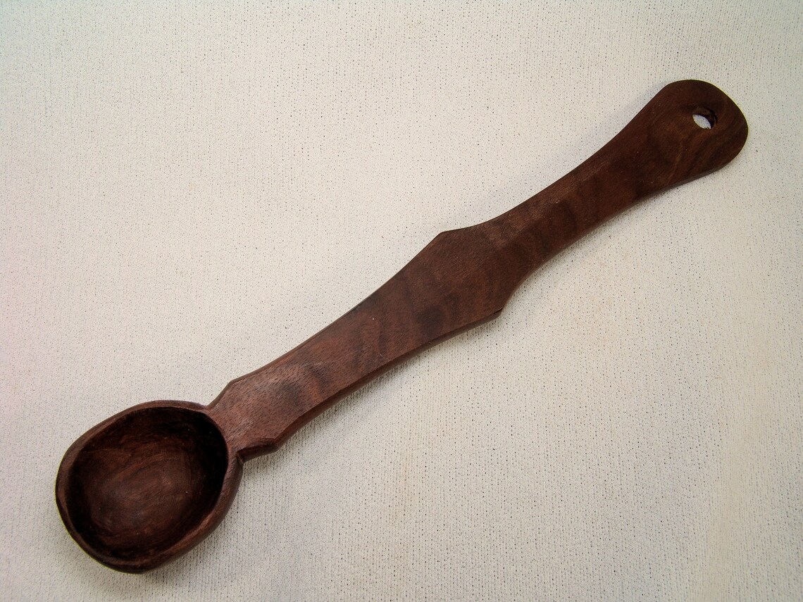 Spinning Spoon in Black Walnut 10 Inches... Etsy