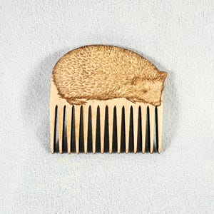 Short Tapestry Weaving Comb: Hedge Hog