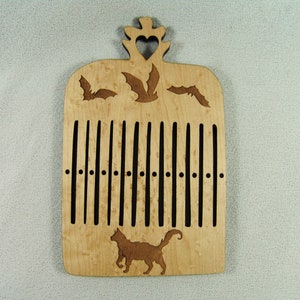 Scandinavian Band or Tape Weaving Heddle, Back Strap Loom: All Hallows