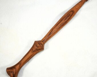 Oseberg Distaff, 15 inches in Spalted Ash