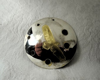 Herb Stripper: Viking Shield Form with 7 Holes and a hole for hanging as a pendant, Reindeer