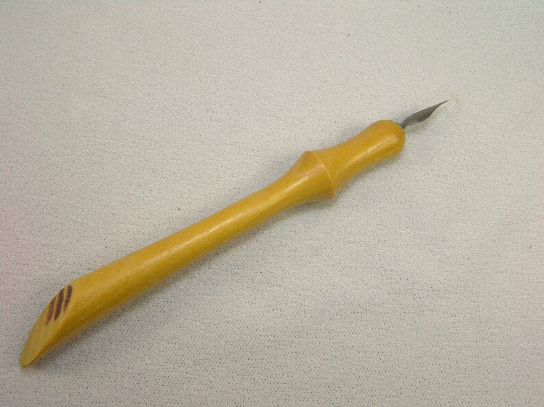 Hedge Apple Calligraphy Pen 8 inches long.. The Rivendell Scribe