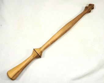 Oseberg Distaff, 16 inches in Spalted Hackberry