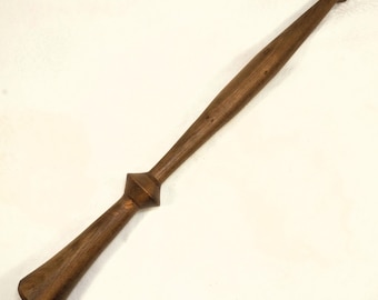 Oseberg Distaff, 17 inches in Spalted Persimmon