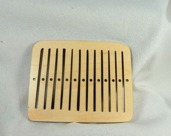 Guild / Instructors 25 Thread Scandinavian Band or Tape Weaving Heddle, Back Strap Loom