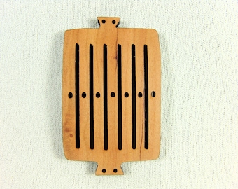 Roman Brigodor, Gallia Lugdunensis  Band or Tape Weaving Heddle, Back Strap Loom, French Artifact, Roman Era, Briord France Today