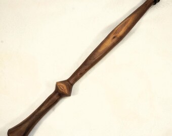 Oseberg Distaff, 16 inches in Black Walnut
