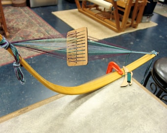 Medieval Bow Loom, Back Strap Weaving on the Go and Pompeii 21 Thread Heddle