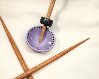 The Greenlander, Greenland Norse Form Spindle with a Steatite Whorl & three Hardwood Spindle Sticks 11" long...and 2" bowl