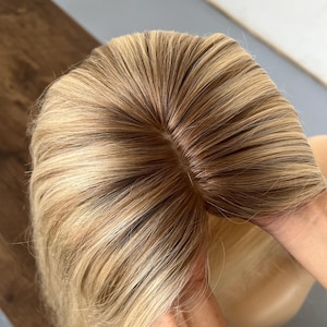 Virgin Human Hair Silk Top Topper: 130% Density, 6x6.5&quot; Base, 16-22&quot; Length
