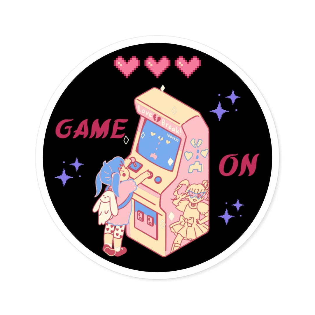 Arcade Game Stickers, Retro Gaming Decor, Video Game Lover Gifts ...