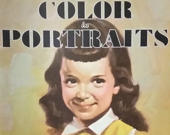 How to use color in Portraits by Merlin Enabnit//Walter Foster Art Books//65