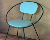 Mid Century Childs' Saucer/Satellite Chair//Retro Motel Style//Atomic Nursery Decor//Sputnik Chair//Pod Lunar Lounge Chair//Nesting Chair