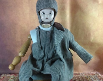 1940s Boy's Tweed Suit Tailored by Baby Buddy//Grows With the Boy!/Vtg Snowsuit/Theatre Costume//Halloween//Photo Shoot/Window Display