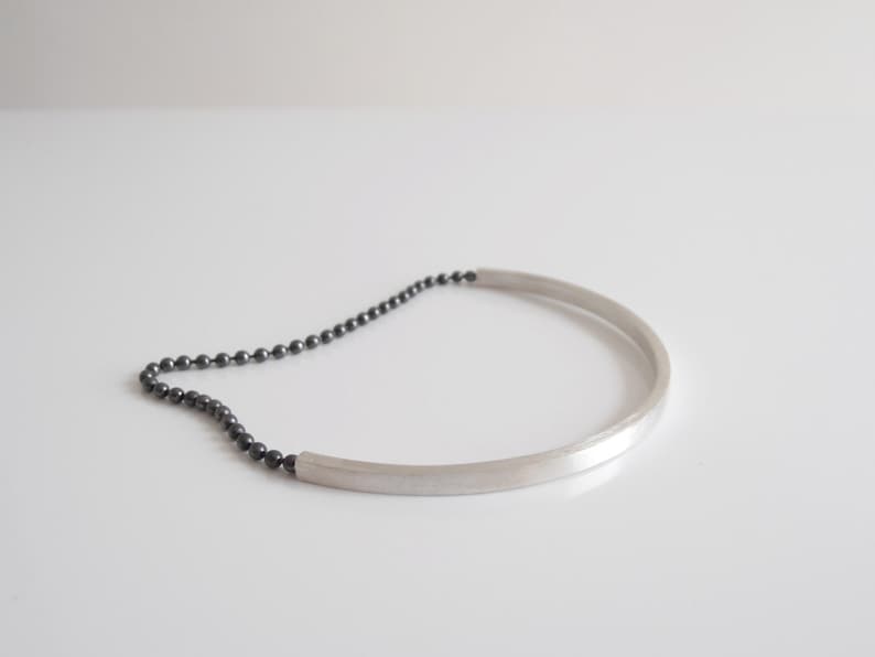 handmade bangle black sterling silver black silver silver jewelry Simple bracelet silver bangle silver bracelet