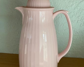 Jarra térmica rosa vintage con aislamiento térmico de K. Shigeto/Thermique