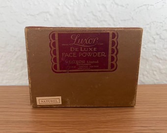 Vintage Luxor De Luxe Face Powder: Naturel