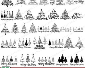 Christmas Trees Svg,Merry Christmas Tree SVG,Holiday Christmas Trees SVG,Farmhouse Christmas svg,Christmas svg,Cricut & silhouette