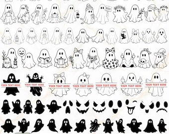 Ghost svg,Halloween Ghost svg,Halloween svg,Ghost Face svg,Spooky season,Funny ghost svg,Trick Or treat svg,Floral Ghost,Cricut & Silhouette