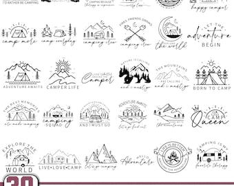 Camping svg,Boho camping svg,Camping Life svg,Happy Camper svg,Camping Sign Svg,Adventure Svg,Campfire Svg(Cricut Silhouette Files)